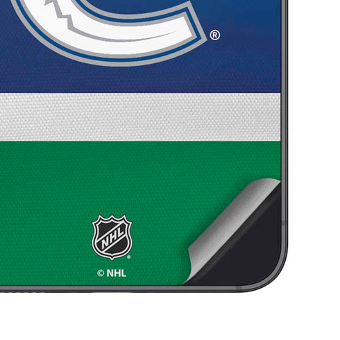 NHL Vancouver Canucks Jersey Galaxy S25 Skin